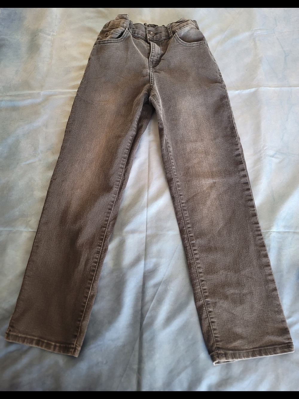 Straight Leg Brown Jeans